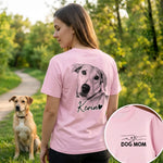 Custom Photo Unisex T-shirt - Personalized Father's Day Birthday Gifts For Dog Lovers, Dog Dad, Pet Lovers - Furry Friends Forever
