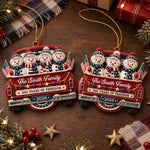 Custom Snowman Premium 3D Ornament - Personalized America 250th Anniversary Christmas Gifts For Family - Celebrating Home And Holiday