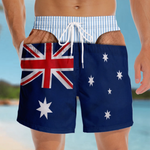 Custom Funny Men Swim Trunks - Personalized Birthday Gifts For Men - Beach Please