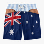 Custom Funny Men Swim Trunks - Personalized Birthday Gifts For Men - Beach Please