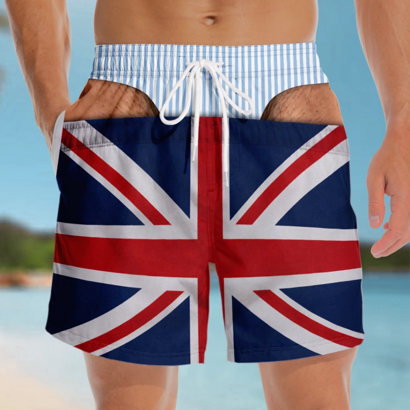 Custom Funny Men Swim Trunks - Personalized Birthday Gifts For Husband, Brother, Dad - Gone Coastal