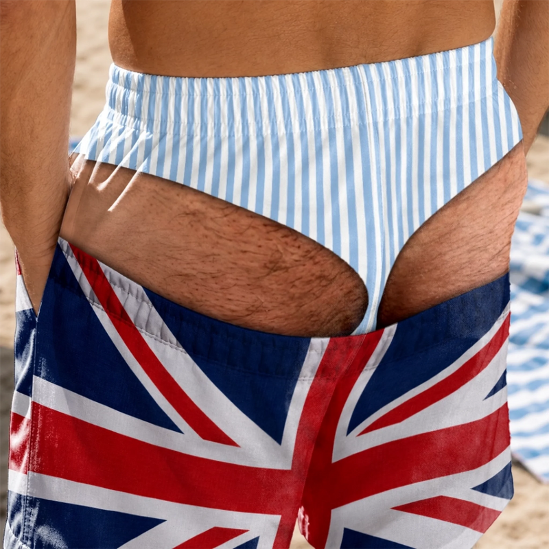 Custom Funny Men Swim Trunks - Personalized Birthday Gifts For Husband, Brother, Dad - Gone Coastal