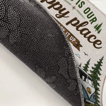 Custom Home Decor Decorative Mat - Personalized Birthday Camping Gifts For Campers, Couple, Dog Lovers - Life Is Better Outdoors Together