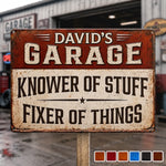 Custom Home Decor Metal Sign - Personalized Birthday Gifts For Dad, Grandpa, Husband - Garage Life Forever