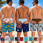 Custom Funny Men Swim Trunks - Personalized Birthday Gifts For Men - Beach Please