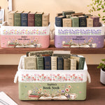 Custom Storage Basket - Personalized Bookish Gifts For Book Lovers, Readers - A Full Shelf, A Full Heart