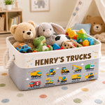 Custom Kids Storage Basket - Personalized Back To School Gifts For Kids, Baby - Where Fun Playtime Never Ends