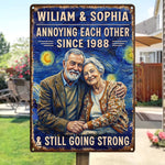 Custom Photo Home Decor Metal Sign - Personalized Anniversary Wedding Gifts For Husband, Wife, Couple - Best Husband And Wife Memories