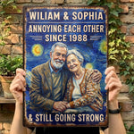 Custom Photo Home Decor Metal Sign - Personalized Anniversary Wedding Gifts For Husband, Wife, Couple - Best Husband And Wife Memories