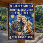 Custom Photo Home Decor Metal Sign - Personalized Anniversary Wedding Gifts For Husband, Wife, Couple - Best Husband And Wife Memories