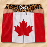 Custom Funny Men Swim Trunks - Personalized Birthday Gifts For Men - Shining Bright In Gold And Cheeks