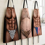 Custom Funny Patriotic Apron With Pocket - Personalized Birthday Gifts For Men - Grill Now Ask Later