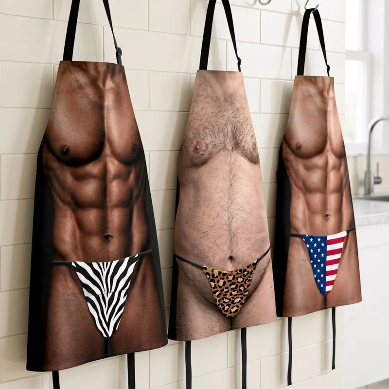 Custom Funny Patriotic Apron With Pocket - Personalized Birthday Gifts For Men - Grill Now Ask Later