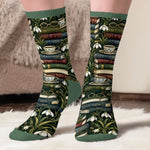 Custom Crew Socks - Personalized Bookish Gifts For Book Lovers, Readers - Busy Reading