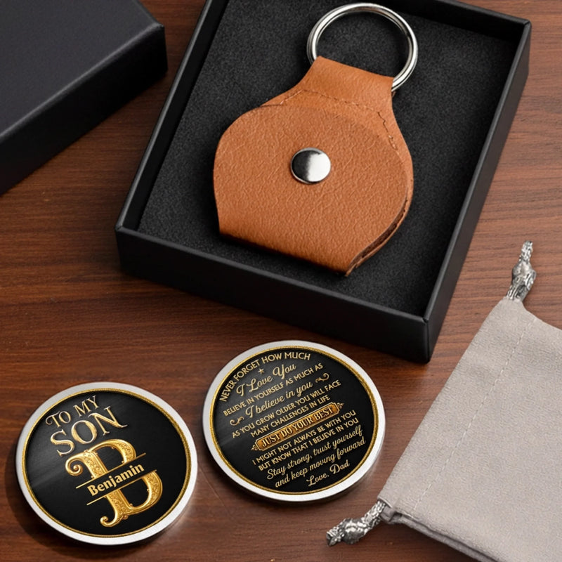 Custom Pocket Hug - Personalized Birthday Gifts For Son, Daughter - Keep Moving Forward Every Day