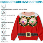 Custom Funny Ugly Sweatshirt - Personalized Christmas Birthday Gifts For Women - Jingle My Baubles