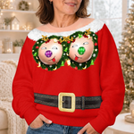 Custom Funny Ugly Sweatshirt - Personalized Christmas Birthday Gifts For Women - Jingle My Baubles