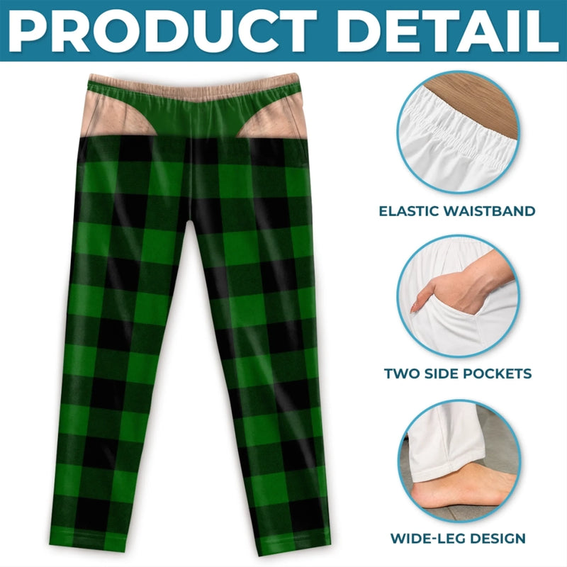 Custom Funny Pajama Pants - Personalized Christmas Birthday Gifts For Men - Oops That Was My Last Layer