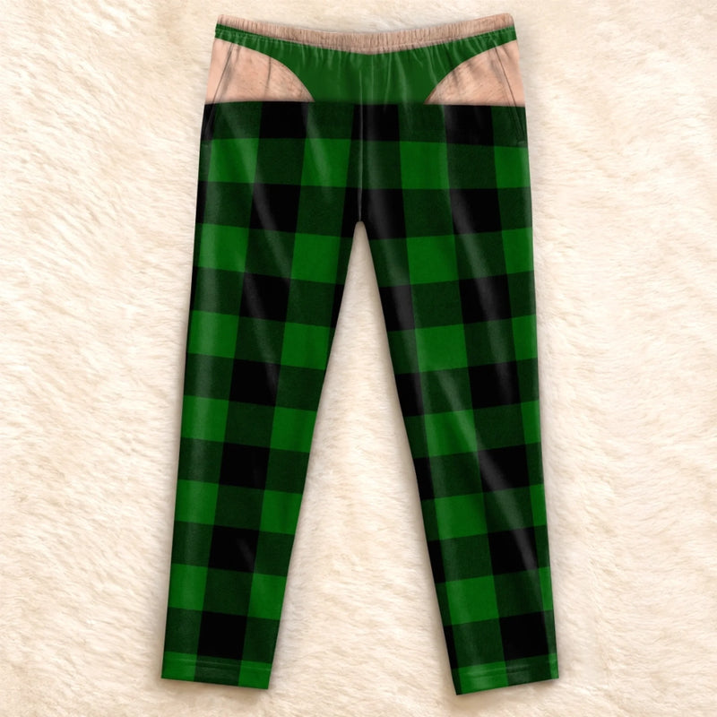 Custom Funny Pajama Pants - Personalized Christmas Birthday Gifts For Men - Oops That Was My Last Layer