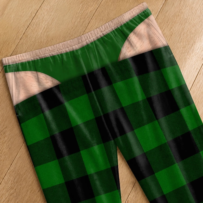 Custom Funny Pajama Pants - Personalized Christmas Birthday Gifts For Men - Oops That Was My Last Layer