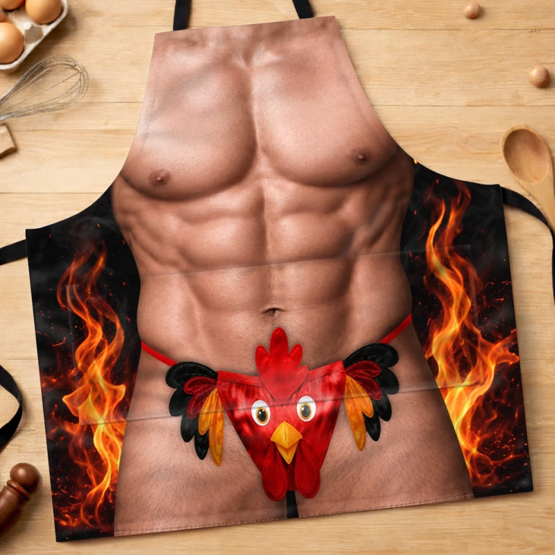 Custom Funny Apron With Pocket - Personalized Birthday Gifts For Men - Built For Good Times