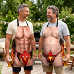 Custom Funny Apron With Pocket - Personalized Birthday Gifts For Men - Built For Good Times