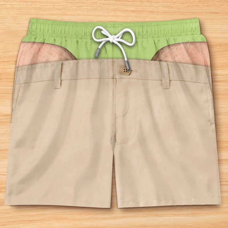 Custom Funny Patriotic Casual Shorts - Personalized  Birthday Gifts For Men, Golf Lovers, Sports Fans - Sun Out Buns Out Everyday