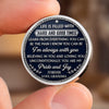 Custom Pocket Hug - Personalized Birthday Gifts For Grandson - You Are My Happy Place