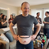 Custom Funny Belly Fanny Pack - Personalized Birthday Gifts For Husband, Son, Grandson, Brother, Grandpa, Dad, Yourself - Big Belly, Bigger Smiles
