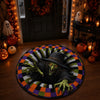 Custom 3D Witch Vortex Rug - Personalized Spooky Halloween Decor - Spooky Season