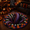 Custom 3D Octopus Vortex Mat - Personalized Spooky Halloween Decor - Spooky Season