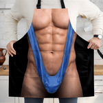 Custom Funny Apron With Pocket - Personalized Birthday Gifts For Husband, Son, Grandson, Brother, Grandpa, Dad, Yourself - Dangerous Levels Of Hotness