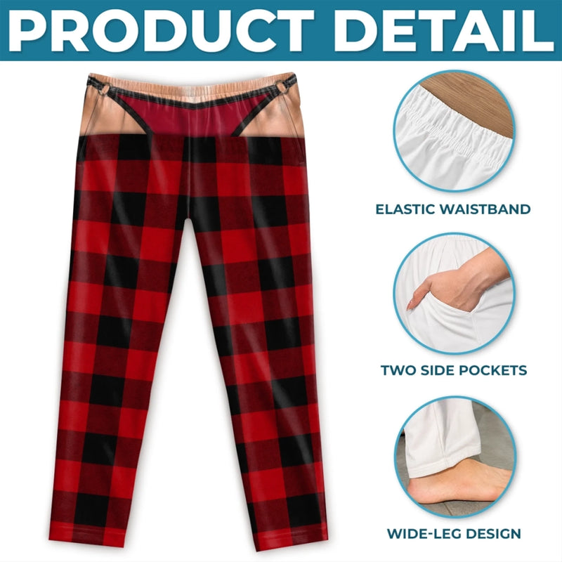 Custom Funny Pajama Pants - Personalized Christmas Birthday Gifts For Wife, Daughter, Besties, Sisters, Granddaughter, Grandma, Mom, Yourself - Nap Queen