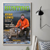 Custom Photo Magazine Vertical Poster - Personalized Christmas Birthday Hunting Gifts For Hunters - Moments Like This Are Earned