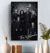 Custom Photo Vertical Canvas - Personalized Halloween Decor Birthday Gifts For Mom, Dad, Brother, Sister - Haunting Together Forever