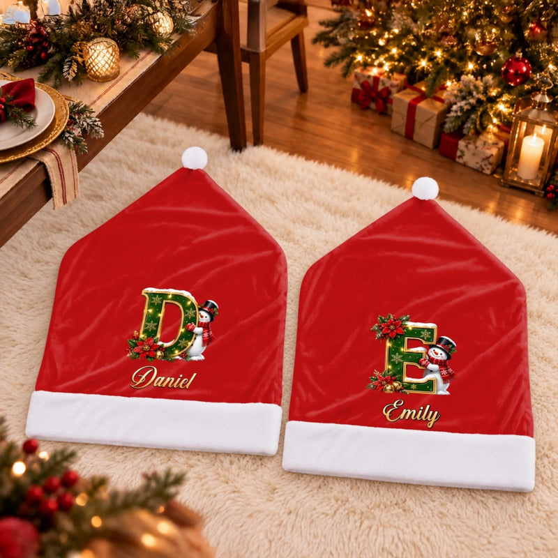 Custom Chair Cover - Personalized Christmas Birthday Gifts For Mom, Dad, Brother, Sister - A Little More Merry