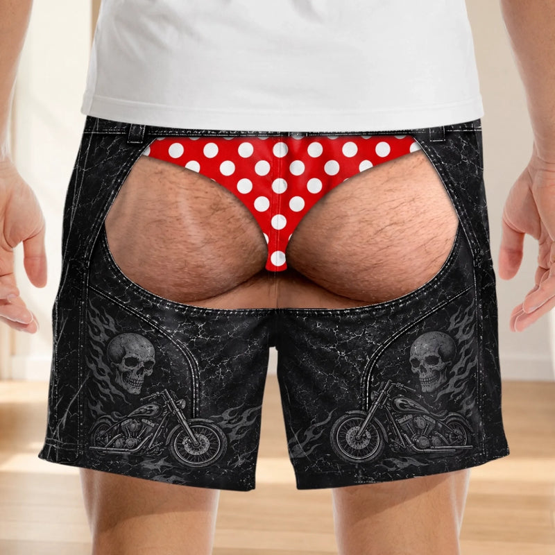 Custom Funny Patriotic Casual Shorts - Personalized Birthday Gifts For Husband, Son, Grandson, Brother, Grandpa, Dad, Yourself - Keep Cool And Ride On
