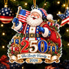 Custom Acrylic Ornament - Personalized America 250th Anniversary Christmas Gifts For Mom, Dad, Brother, Sister - Generations Gather Here