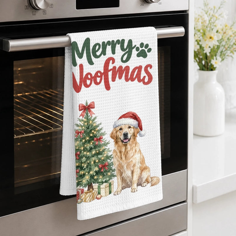Custom Photo Kitchen Towel - Personalized Birthday Christmas Gifts For Dog Cat Lovers, Dog Dad And Mom, Cat Owners - Have A Pawsome Christmas