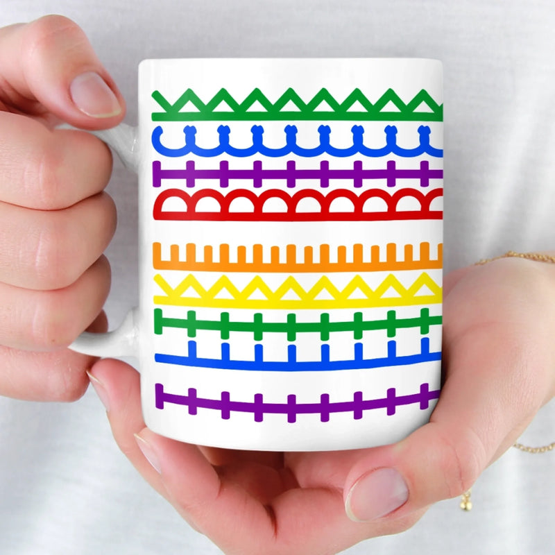 Hidden Message Mug - Christmas Gift For Brothers, Coworkers, Friends, Boss, White Elephant Gift - Sleigh The Gift Game