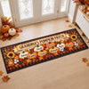 Custom Pumpkin Runner Rug - Personalized Birthday Gifts For Mom, Dad, Brother, Sister - Home Filled With Fall Blessings