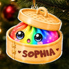 Custom Squishy Acrylic Ornament - Personalized Christmas Birthday Gifts For Kids - Sweet Little Dumpling Of Mine