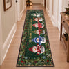 Custom Snowman Runner Rug - Personalized Christmas Birthday Gifts For Grandma, Grandpa - Making Memories Together