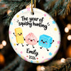 Custom Squishy Ceramic Ornament - Personalized Christmas Birthday Gifts For Kids - Squishy Little Holiday Joy