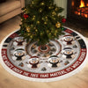 Custom Snowman Tree Skirt - Personalized Christmas Birthday Gifts For Mom, Dad, Brother, Sister - Warmest Wishes To Our Home