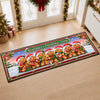 Custom Gingerbread Runner Rug - Personalized Christmas Birthday Gifts For Grandma, Grandpa -  Cozy Season With Family