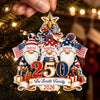 Custom Acrylic Ornament - Personalized America 250th Anniversary Christmas Gifts For Mom, Dad, Brother, Sister - Cherishing Every Family Moment