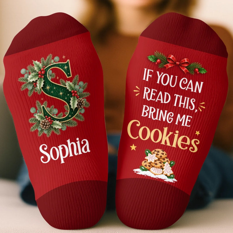 Custom Crew Socks - Personalized Christmas Birthday Gifts For Mom, Dad, Brother, Sister - Home Feels Extra Cozy