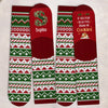 Custom Crew Socks - Personalized Christmas Birthday Gifts For Mom, Dad, Brother, Sister - Home Feels Extra Cozy