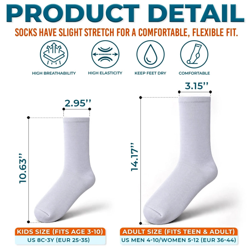 Custom Crew Socks - Personalized Christmas Birthday Gifts For Mom, Dad, Brother, Sister - Cozy Vibes All Season